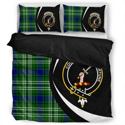 ScotsTee Shop Scottish Blackadder Clan Badge Tartan Bedding Set Circle Style