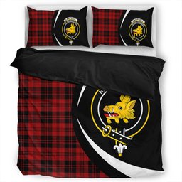 ScotsTee Shop Scottish Campbell of Lochlane Modern 2 Clan Badge Tartan Bedding Set Circle Style