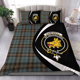 ScotsTee Shop Scottish Campbell of Glenlyon Weathered 2 Clan Badge Tartan Bedding Set Circle Style
