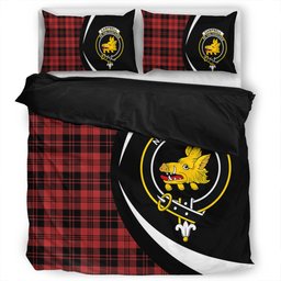 ScotsTee Shop Scottish Campbell of Lochlane Ancient 2 Clan Badge Tartan Bedding Set Circle Style