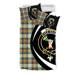 ScotsTee Shop Scottish Burns Modern Clan Badge Tartan Bedding Set Circle Style
