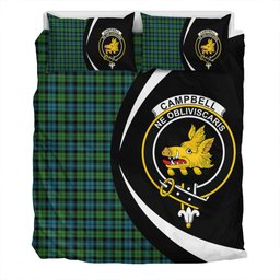 ScotsTee Shop Scottish Campbell Ancient 2 Clan Badge Tartan Bedding Set Circle Style