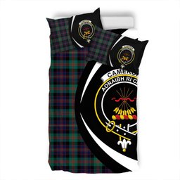 ScotsTee Shop Scottish Cameron of Erracht #3 Modern 2 Clan Badge Tartan Bedding Set Circle Style