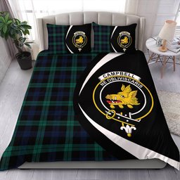 ScotsTee Shop Scottish Campbell of Lochawe Modern 2 Clan Badge Tartan Bedding Set Circle Style