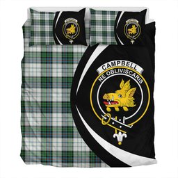 ScotsTee Shop Scottish Campbell of Cawdor Dress Ancient 2 Clan Badge Tartan Bedding Set Circle Style
