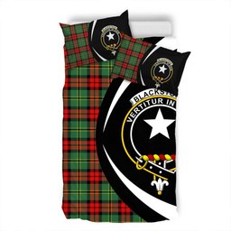 ScotsTee Shop Scottish Blackstock Hunting Modern Clan Badge Tartan Bedding Set Circle Style