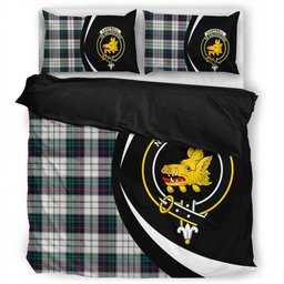 ScotsTee Shop Scottish Campbell of Cawdor Dress Modern 2 Clan Badge Tartan Bedding Set Circle Style