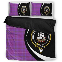 ScotsTee Shop Scottish Bryson Ancient Clan Badge Tartan Bedding Set Circle Style