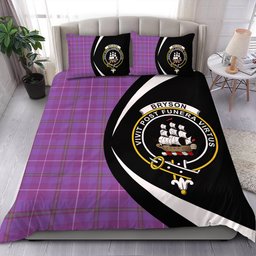 ScotsTee Shop Scottish Bryson Ancient Clan Badge Tartan Bedding Set Circle Style