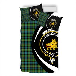 ScotsTee Shop Scottish Campbell of Breadalbane Ancient 2 Clan Badge Tartan Bedding Set Circle Style