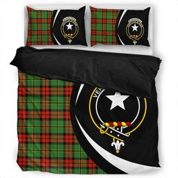 ScotsTee Shop Scottish Blackstock Hunting Ancient Clan Badge Tartan Bedding Set Circle Style