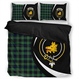 ScotsTee Shop Scottish Campbell of Breadalbane Modern 2 Clan Badge Tartan Bedding Set Circle Style