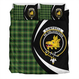 ScotsTee Shop Scottish Campbell Marquis of Lorne Ancient 2 Clan Badge Tartan Bedding Set Circle Style