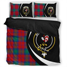 ScotsTee Shop Scottish Byres Clan Badge Tartan Bedding Set Circle Style