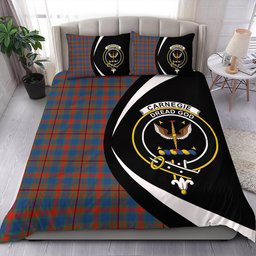 ScotsTee Shop Scottish Carnegie Modern Clan Badge Tartan Bedding Set Circle Style