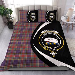 ScotsTee Shop Scottish Bethune Weathered Clan Badge Tartan Bedding Set Circle Style