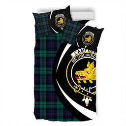 ScotsTee Shop Scottish Campbell of Cawdor Modern 2 Clan Badge Tartan Bedding Set Circle Style