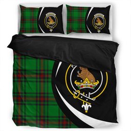 ScotsTee Shop Scottish Beveridge Clan Badge Tartan Bedding Set Circle Style