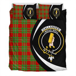 ScotsTee Shop Scottish Callander Clan Badge Tartan Bedding Set Circle Style