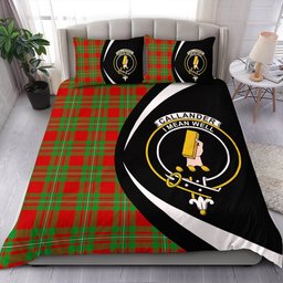 ScotsTee Shop Scottish Callander Clan Badge Tartan Bedding Set Circle Style
