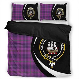 ScotsTee Shop Scottish Bryson Weathered Clan Badge Tartan Bedding Set Circle Style