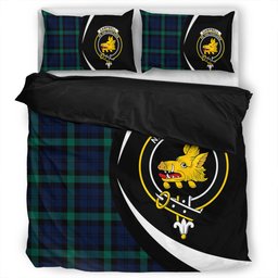 ScotsTee Shop Scottish Campbell of Glenlyon Modern 2 Clan Badge Tartan Bedding Set Circle Style
