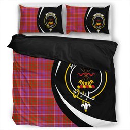 ScotsTee Shop Scottish Cameron of Locheil Ancient 2 Clan Badge Tartan Bedding Set Circle Style