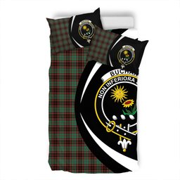ScotsTee Shop Scottish Buchan Ancient Clan Badge Tartan Bedding Set Circle Style