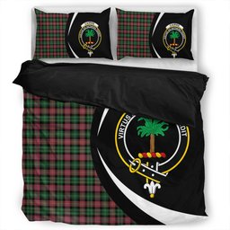 ScotsTee Shop Scottish Cairns of Finavon Ancient Clan Badge Tartan Bedding Set Circle Style