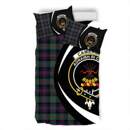 ScotsTee Shop Scottish Cameron of Erracht Modern 2 Clan Badge Tartan Bedding Set Circle Style