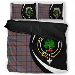 ScotsTee Shop Scottish Cooper Weathered Clan Badge Tartan Bedding Set Circle Style