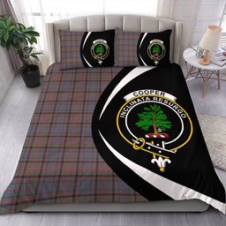 ScotsTee Shop Scottish Cooper Weathered Clan Badge Tartan Bedding Set Circle Style