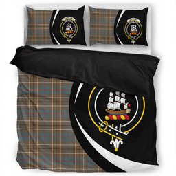 ScotsTee Shop Scottish Duncan Weathered Clan Badge Tartan Bedding Set Circle Style