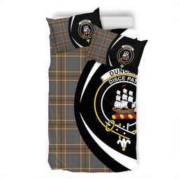 ScotsTee Shop Scottish Duncan Weathered Clan Badge Tartan Bedding Set Circle Style