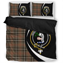 ScotsTee Shop Scottish Cleghorn Weathered Clan Badge Tartan Bedding Set Circle Style