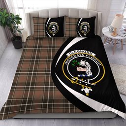 ScotsTee Shop Scottish Cleghorn Weathered Clan Badge Tartan Bedding Set Circle Style