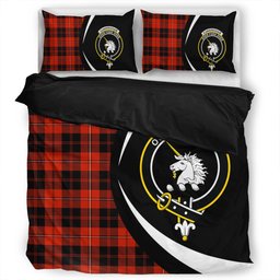 ScotsTee Shop Scottish Cunningham Ancient Clan Badge Tartan Bedding Set Circle Style