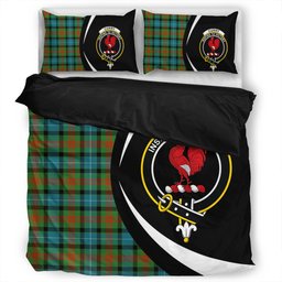 ScotsTee Shop Scottish Curry (Currie) Ancient Clan Badge Tartan Bedding Set Circle Style