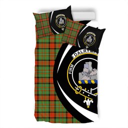 ScotsTee Shop Scottish Dalrymple of Castleton #2 Ancient Clan Badge Tartan Bedding Set Circle Style
