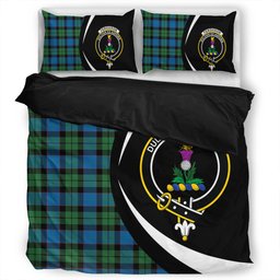 ScotsTee Shop Scottish Ferguson of Balquhidder Ancient Clan Badge Tartan Bedding Set Circle Style