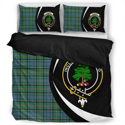 ScotsTee Shop Scottish Cooper Ancient Clan Badge Tartan Bedding Set Circle Style