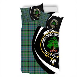 ScotsTee Shop Scottish Cooper Ancient Clan Badge Tartan Bedding Set Circle Style