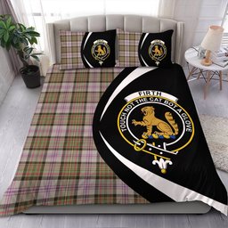 ScotsTee Shop Scottish Firth of Tay (Gillies Dress) Weathered Clan Badge Tartan Bedding Set Circle Style