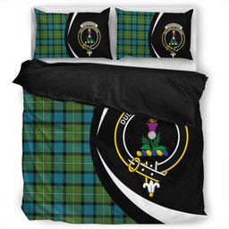 ScotsTee Shop Scottish Ferguson Ancient Clan Badge Tartan Bedding Set Circle Style