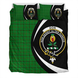 ScotsTee Shop Scottish Don (Tribe of Mar) Clan Badge Tartan Bedding Set Circle Style