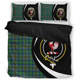 ScotsTee Shop Scottish Cockburn (Coburn) Modern Clan Badge Tartan Bedding Set Circle Style