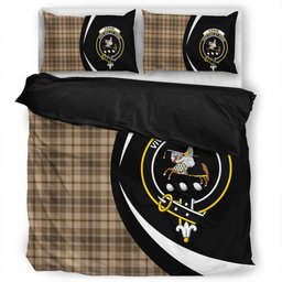 ScotsTee Shop Scottish Craig (Craigie) Weathered Clan Badge Tartan Bedding Set Circle Style