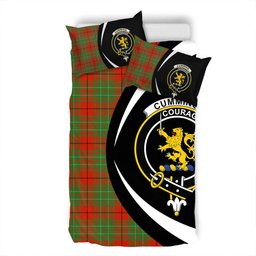ScotsTee Shop Scottish Cumming Ancient Clan Badge Tartan Bedding Set Circle Style