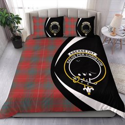 ScotsTee Shop Scottish Abernethy Weathered Clan Badge Tartan Bedding Set Circle Style