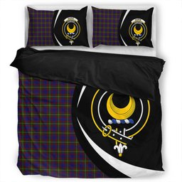 ScotsTee Shop Scottish Durie Clan Badge Tartan Bedding Set Circle Style